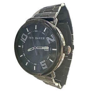 TED BAKER LONDON Watch Time is of the Essence Purple Black Stainless Steel Watch